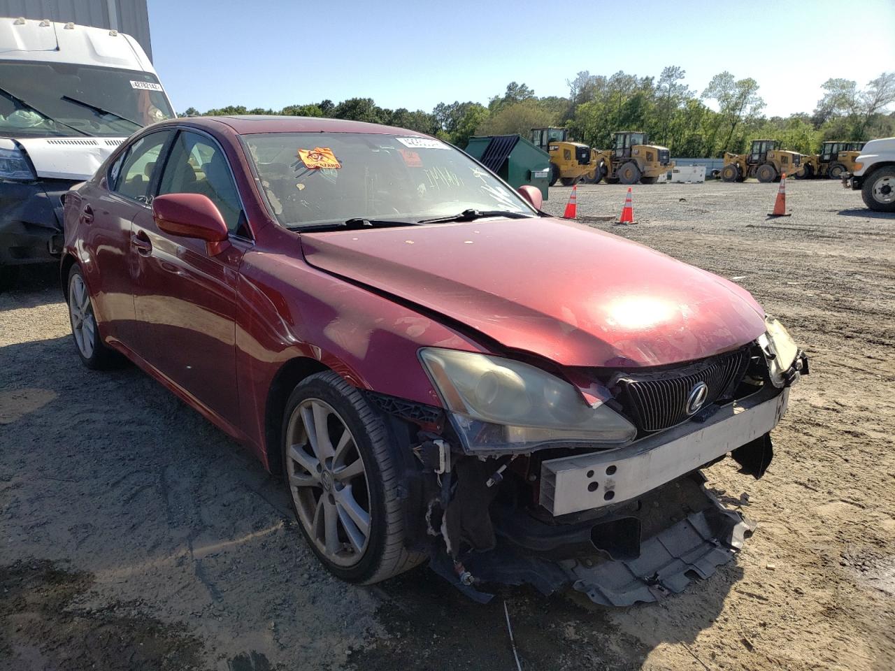 LEXUS IS 250 2006 with VIN JTHBK262562016293 - Photo from auction