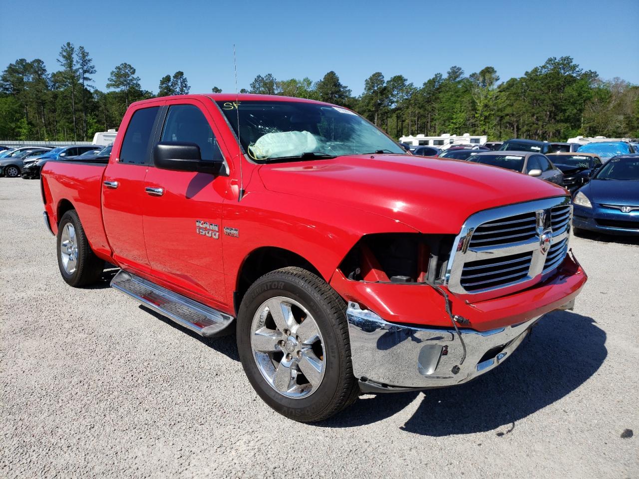 RAM 1500 SLT 2016 with VIN 1C6RR6GT3GS375712 - Photo from auction