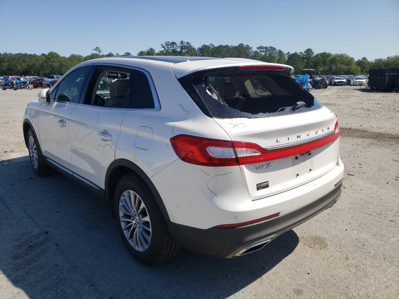 Photo 3 from auction – 2016 LINCOLN MKX SELECT with VIN 2LMTJ6KRXGBL78988