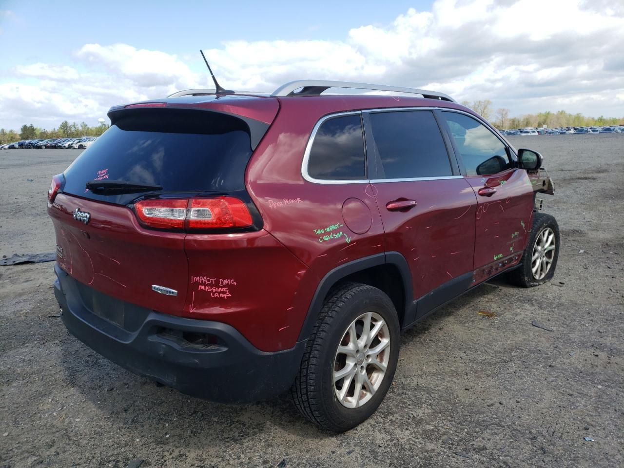 Photo 4 from auction – 2014 JEEP CHEROKEE L with VIN 1C4PJMCB3EW124395