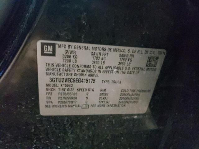Photo 10 from auction – 2014 GMC SIERRA K15 with VIN 3GTU2VEC6EG415175