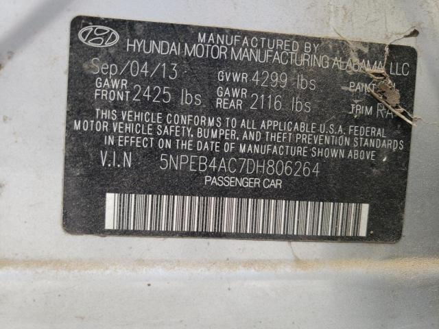 Photo 10 from auction – 2013 HYUNDAI SONATA GLS with VIN 5NPEB4AC7DH806264
