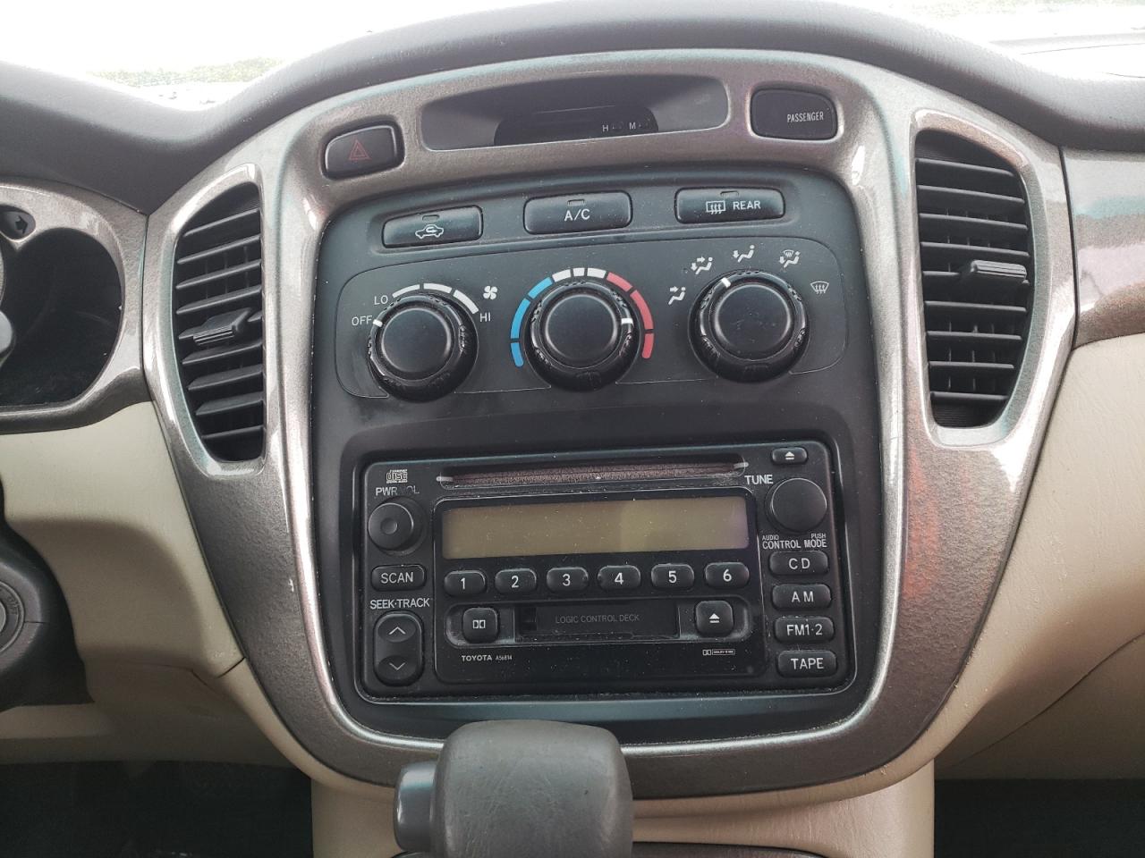 Photo 9 from auction – 2001 TOYOTA HIGHLANDER with VIN JTEHF21A710022840