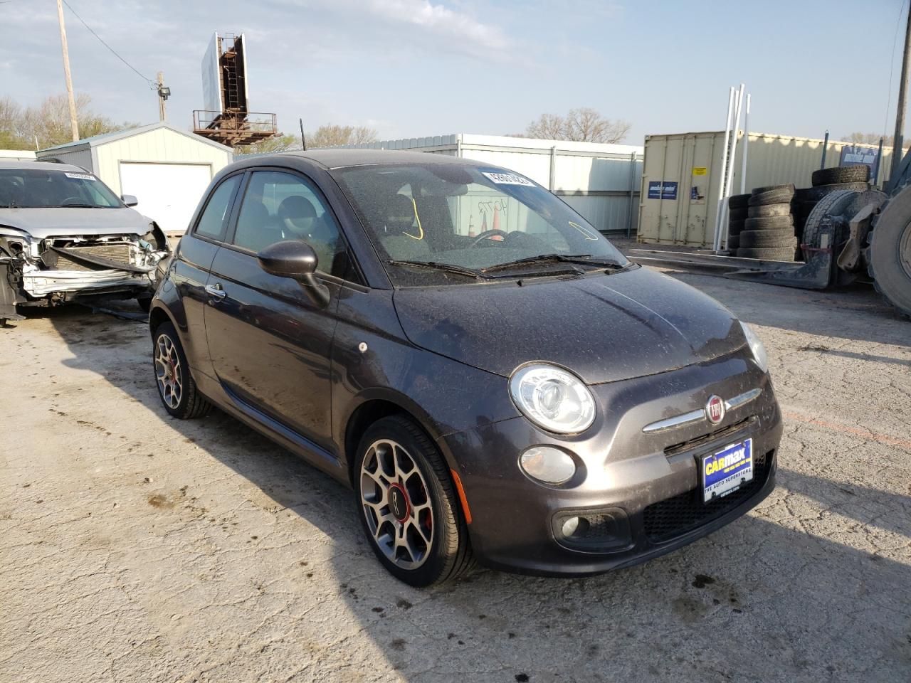 FIAT 500 SPORT 2015 z numerem VIN 3C3CFFBR2FT500381 - Zdjęcie z aukcji