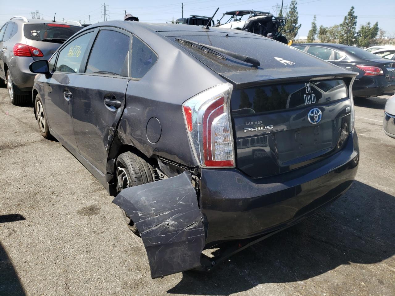 Photo 3 from auction – 2013 TOYOTA PRIUS with VIN JTDKN3DU2D1648545