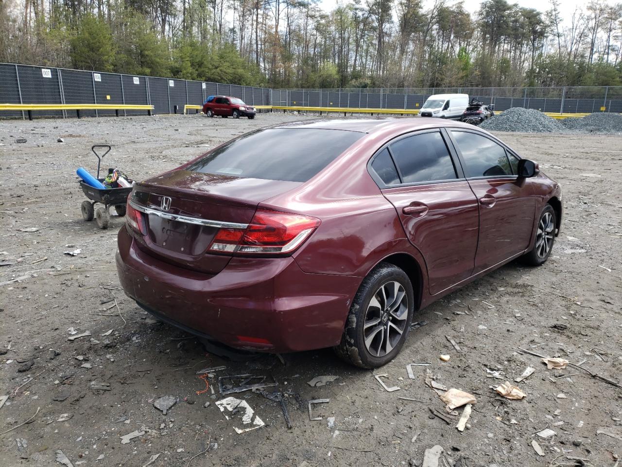 Photo 4 from auction – 2013 HONDA CIVIC EX with VIN 19XFB2F85DE283795