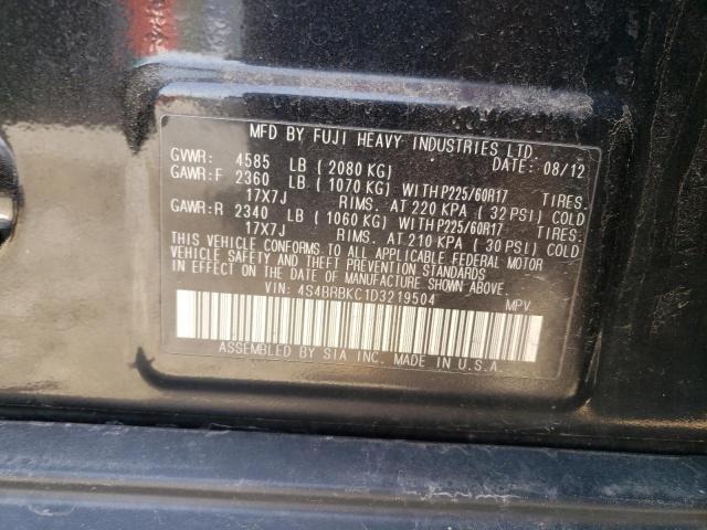 Photo 10 from auction – 2013 SUBARU OUTBACK 2. with VIN 4S4BRBKC1D3219504