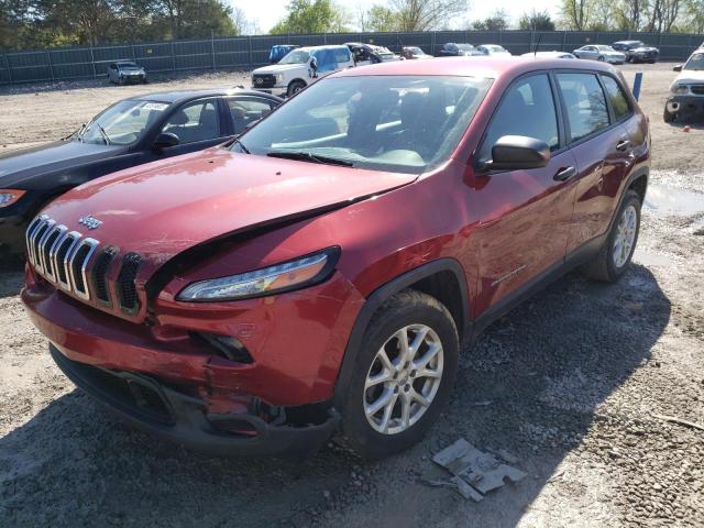 Photo 2 from auction – 2015 JEEP CHEROKEE S with VIN 1C4PJMAB8FW571714