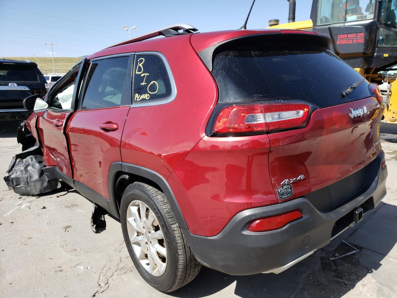 Photo 3 from auction – 2015 JEEP CHEROKEE L with VIN 1C4PJMDSXFW575601