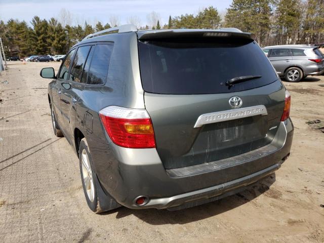 Photo 3 from auction – 2010 TOYOTA HIGHLANDER with VIN 5TDDK3EH3AS023931