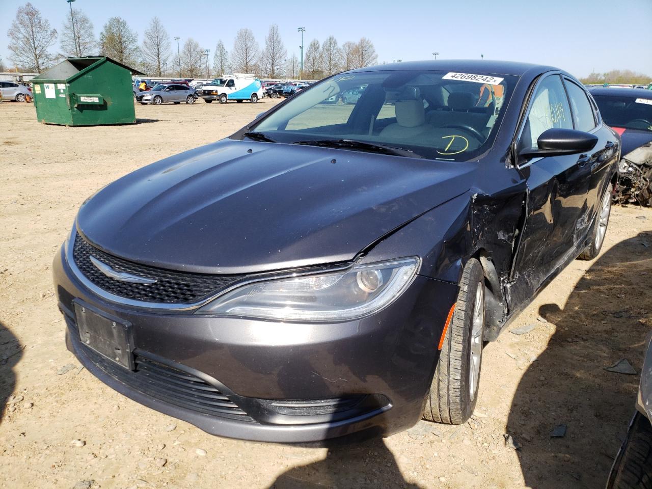 Photo 2 from auction – 2016 CHRYSLER 200 LX with VIN 1C3CCCFB8GN186404