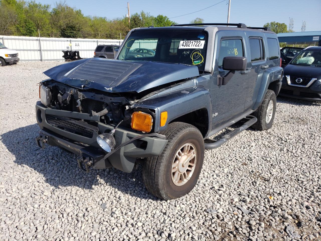 Photo 2 from auction – 2007 HUMMER H3 with VIN 5GTDN13E678155429