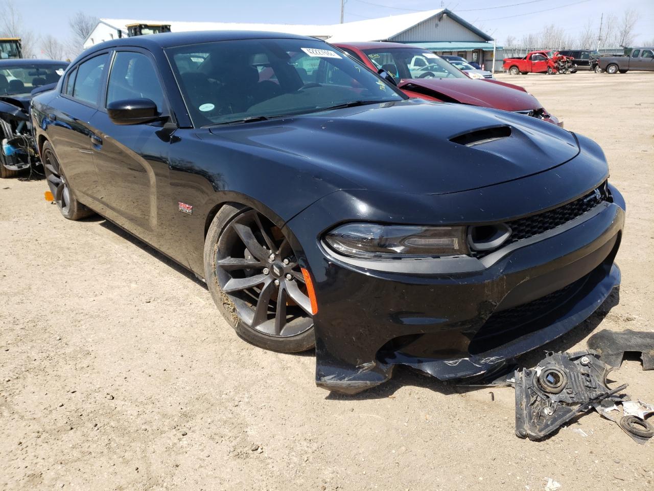 DODGE CHARGER SC 2019 with VIN 2C3CDXGJ4KH736774 - Photo from auction