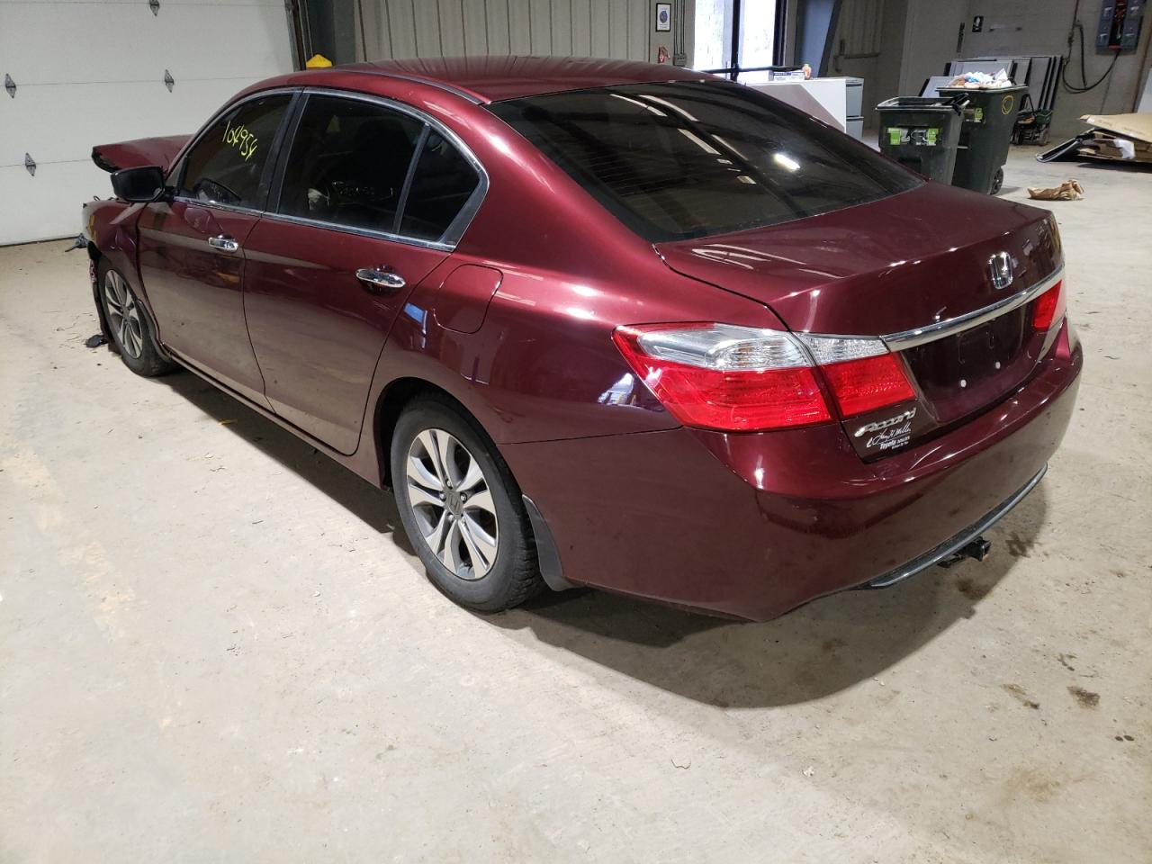 Photo 3 from auction – 2014 HONDA ACCORD LX with VIN 1HGCR2F36EA267615