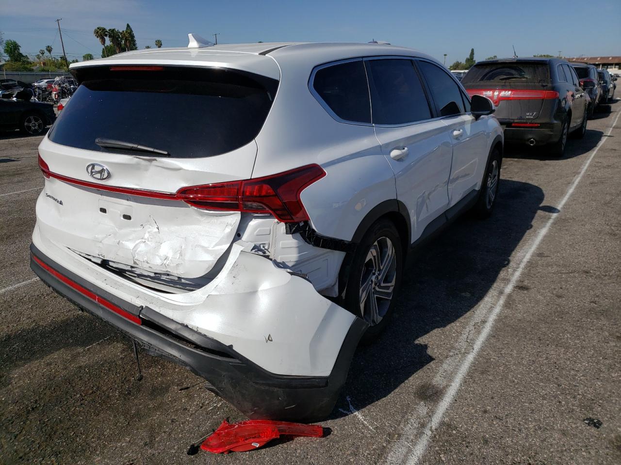 Photo 4 from auction – 2021 HYUNDAI SANTA FE S with VIN 5NMS14AJXMH310599