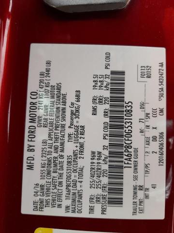 Photo 10 from auction – 2016 FORD MUSTANG GT with VIN 1FA6P8CF0G5310835