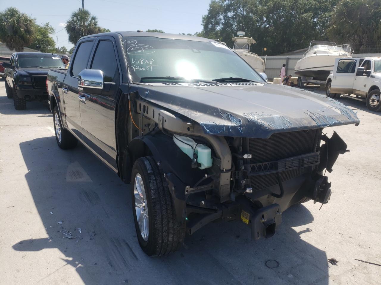 FORD F150 SUPER 2017 with VIN 1FTEW1CF8HFA39907 - Photo from auction