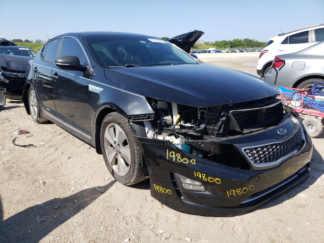 KIA OPTIMA HYB 2016 مع رقم تعريف المركبة KNAGN4AD5G5094086 - صورة من المزاد
