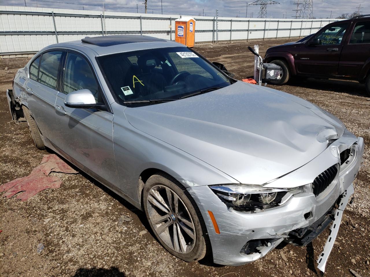 Photo 1 from auction – 2017 BMW 330 XI with VIN WBA8D9G51HNU60339
