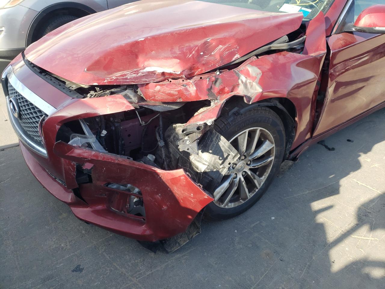 Photo 9 from auction – 2014 INFINITI Q50 BASE with VIN JN1BV7AR3EM694802