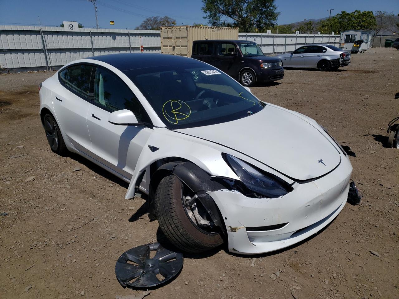 TESLA MODEL 3 2021 with VIN 5YJ3E1EA3MF051134 - Photo from auction