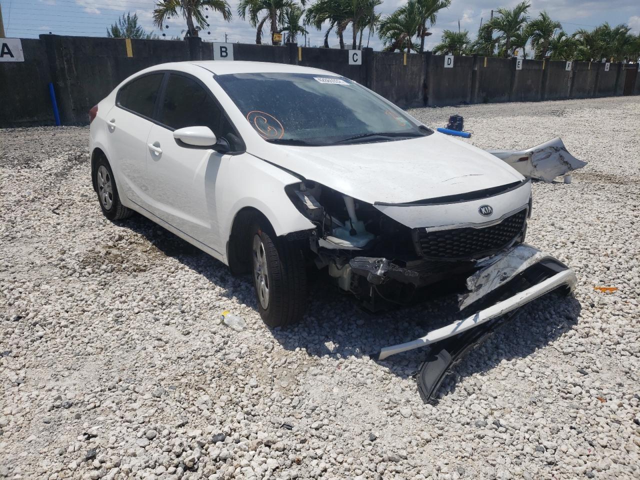 KIA FORTE LX 2017 with VIN 3KPFK4A72HE055009 - Photo from auction