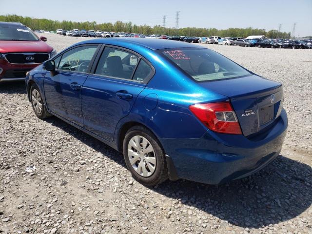 Photo 3 from auction – 2012 HONDA CIVIC LX with VIN 2HGFB2F58CH513145
