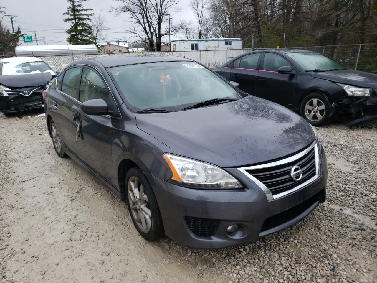 NISSAN SENTRA S 2014 with VIN 3N1AB7AP3EY255874 - Photo from auction