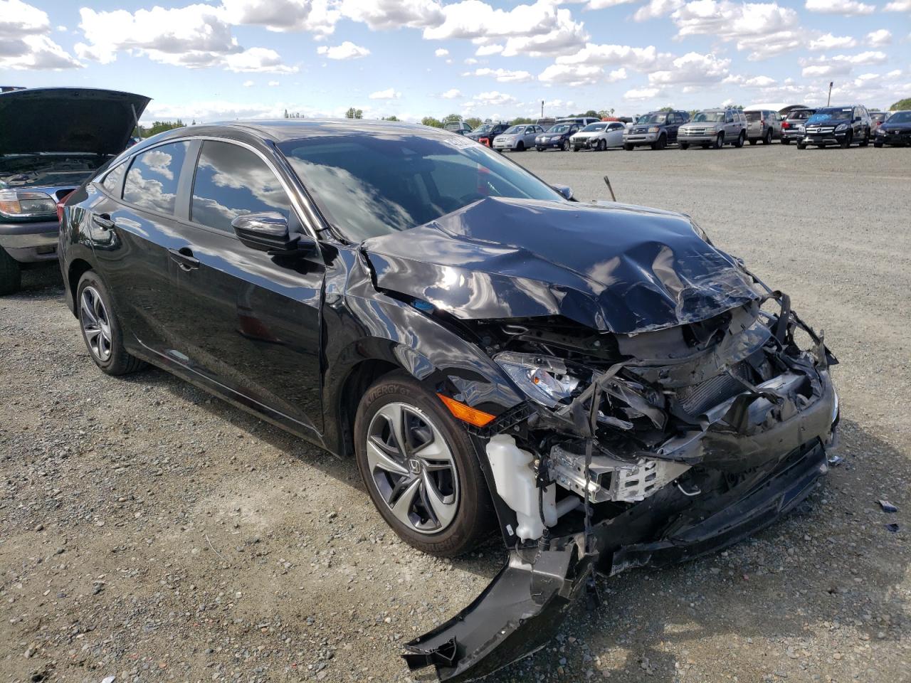 HONDA CIVIC LX 2021 with VIN 2HGFC2F68MH558741 - Photo from auction
