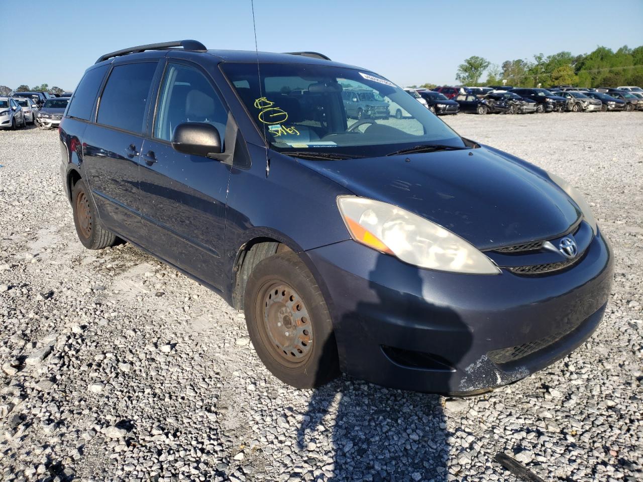 TOYOTA SIENNA CE 2008 with VIN 5TDZK23C78S214334 - Photo from auction