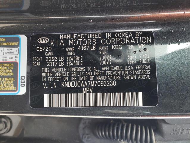 Photo 10 from auction – 2021 KIA SELTOS S with VIN KNDEUCAA7M7093230