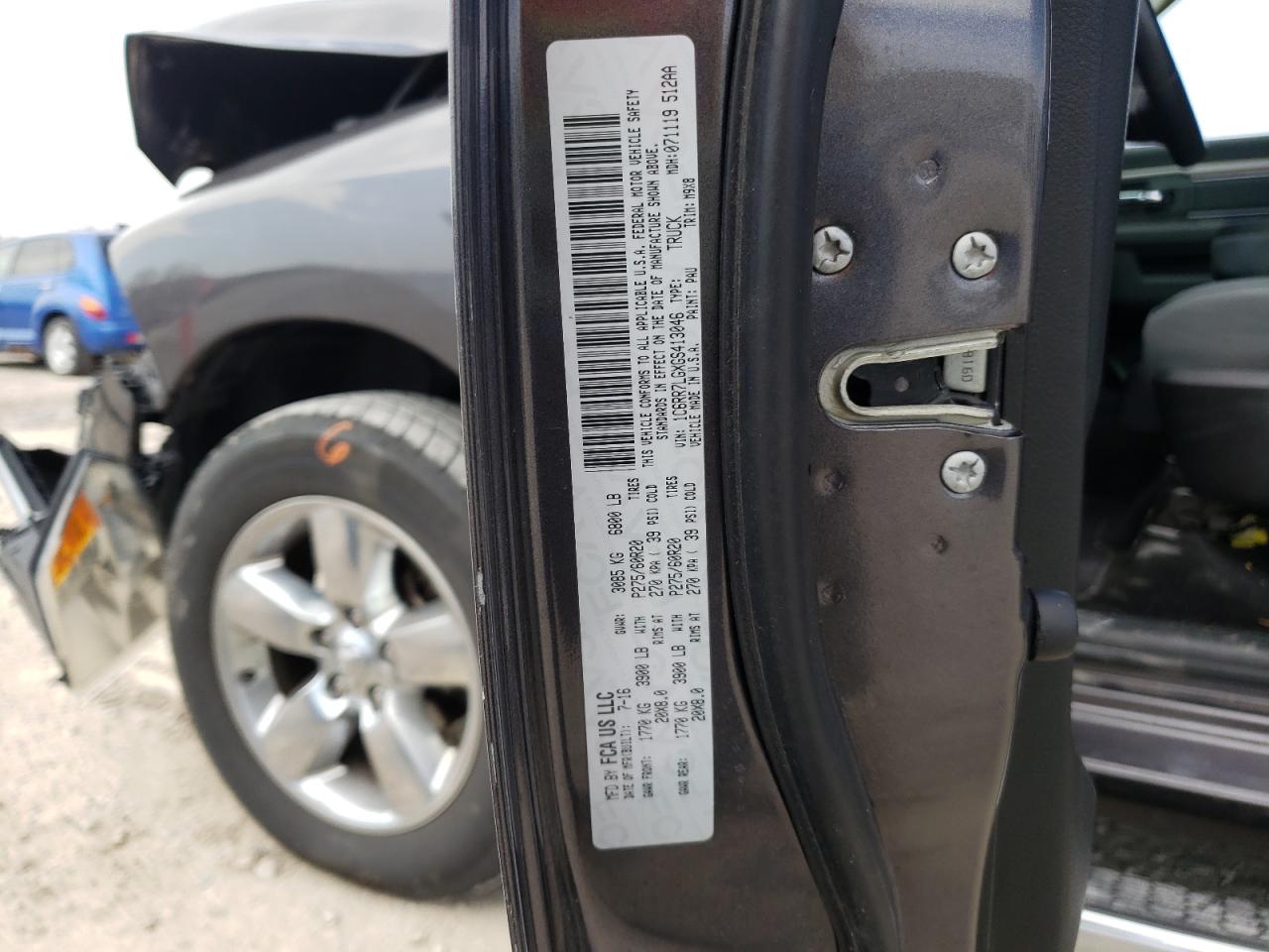 Photo 10 from auction – 2016 RAM 1500 SLT with VIN 1C6RR7LGXGS413046