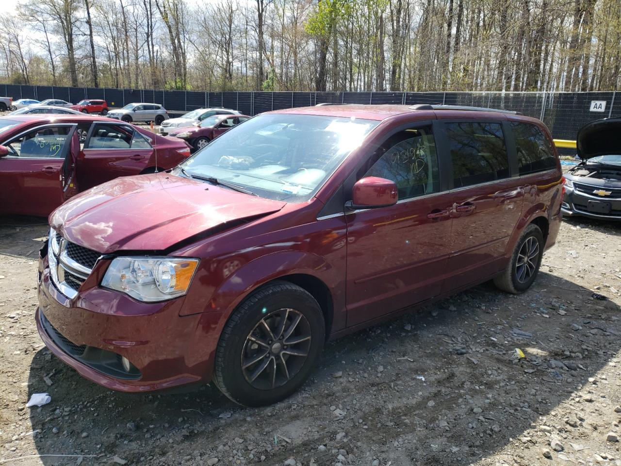 Photo 2 from auction – 2017 DODGE GRAND CARA with VIN 2C4RDGCG9HR862910