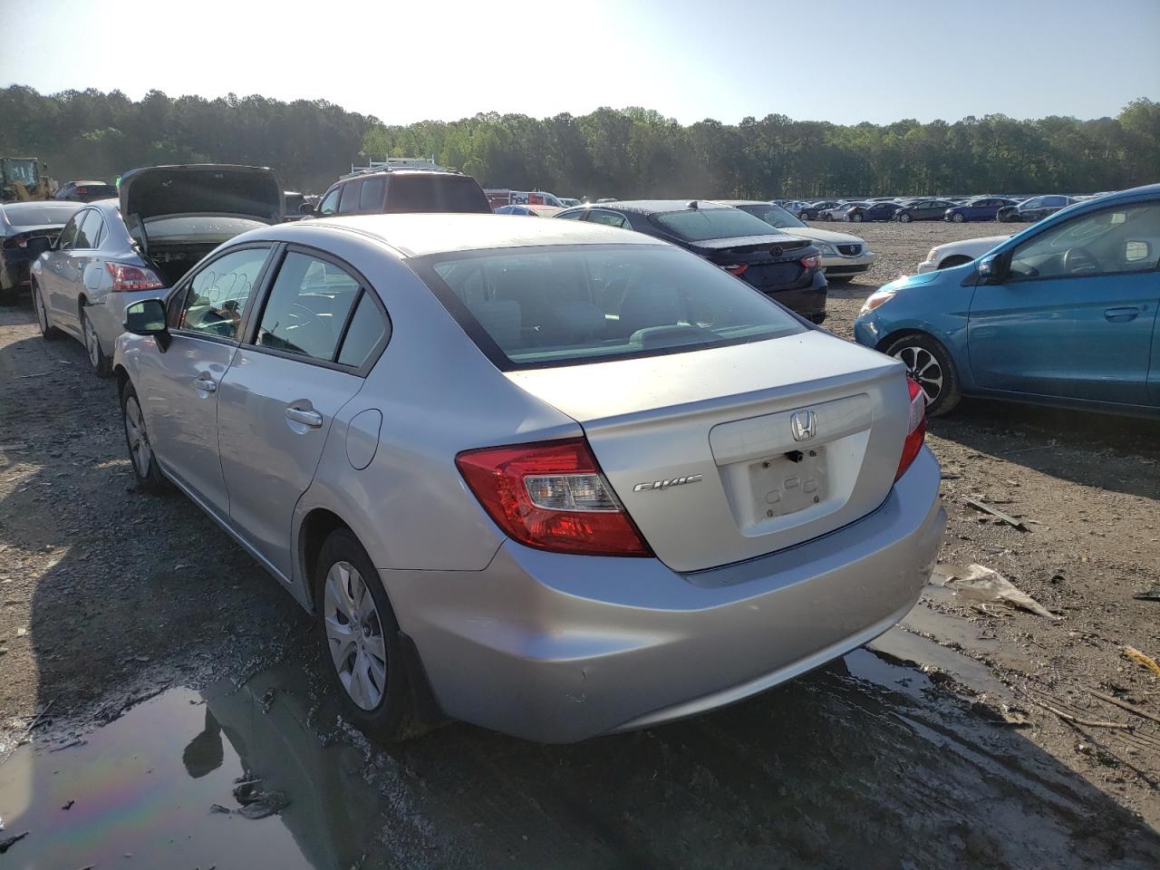Photo 3 from auction – 2012 HONDA CIVIC LX with VIN 2HGFB2F53CH566514