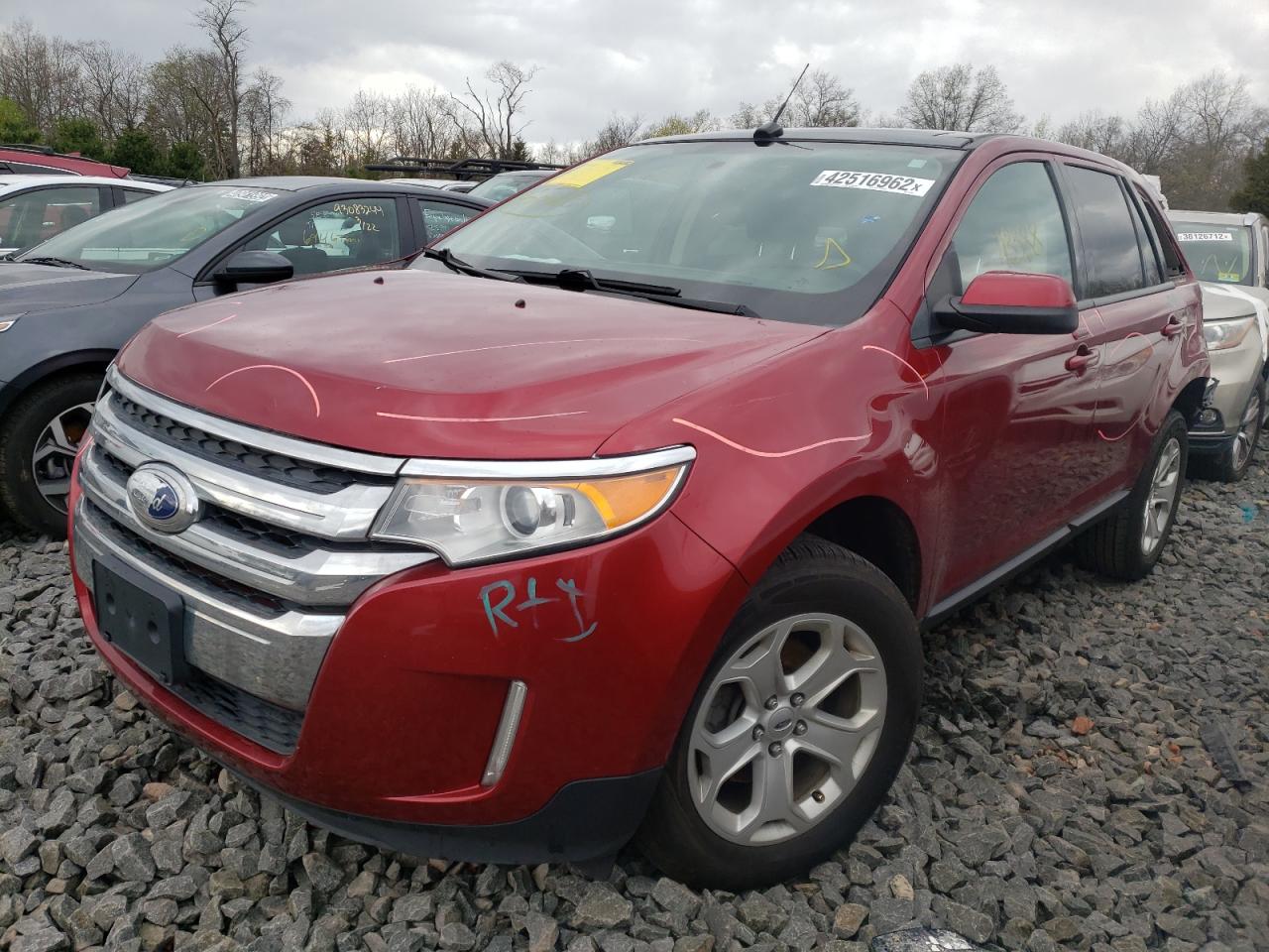Photo 2 from auction – 2014 FORD EDGE SEL with VIN 2FMDK3JC0EBB11400