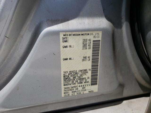 Photo 10 from auction – 2015 NISSAN ALTIMA 2.5 with VIN 1N4AL3AP8FC444555