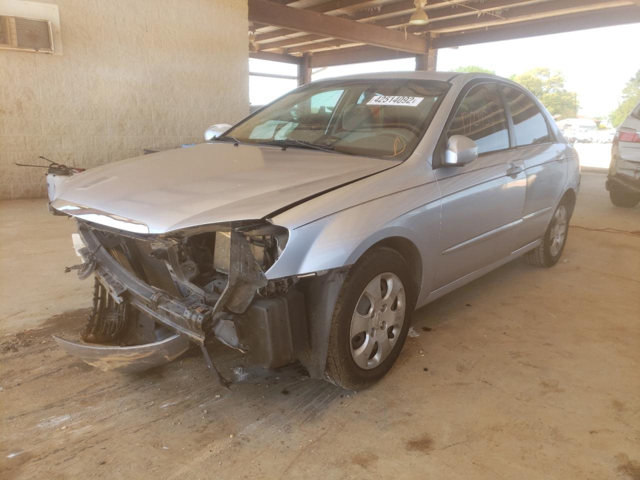 Photo 2 from auction – 2008 KIA SPECTRA EX with VIN KNAFE121685544991
