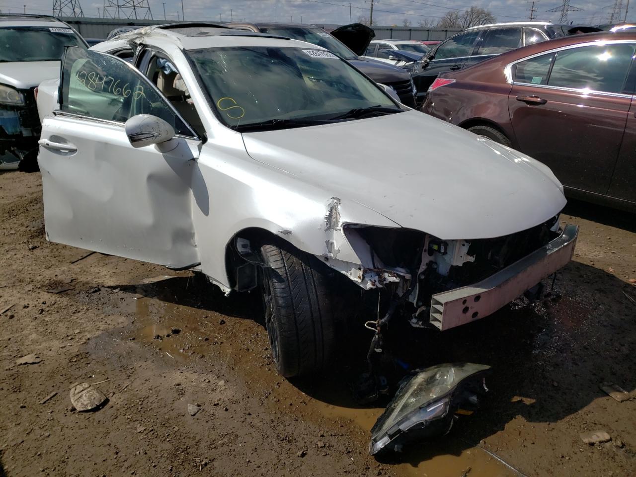 LEXUS IS 350 2011 with VIN JTHCE5C25B5001352 - Photo from auction