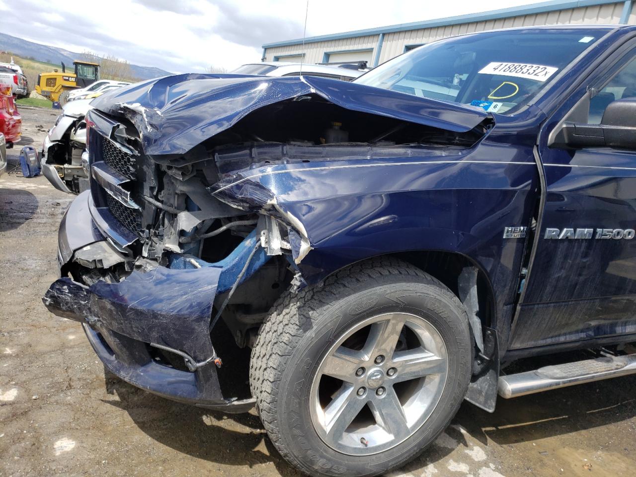 Photo 9 from auction – 2012 DODGE RAM 1500 S with VIN 1C6RD7KTXCS180003
