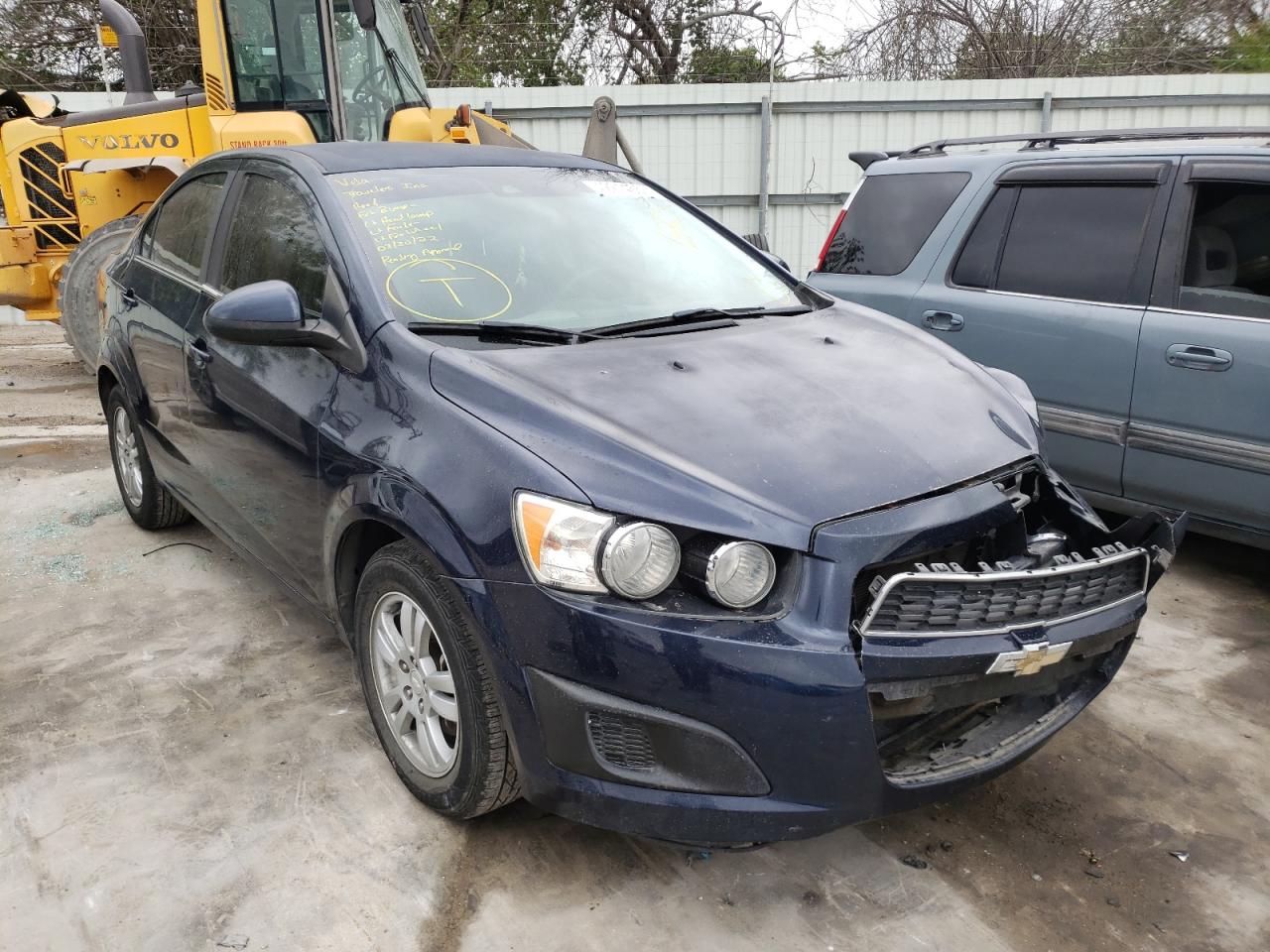 CHEVROLET SONIC LT 2015 with VIN 1G1JC5SH2F4167725 - Photo from auction
