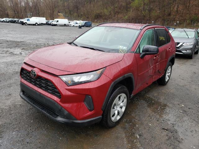Photo 2 from auction – 2021 TOYOTA RAV4 LE with VIN 2T3F1RFV9MW199727