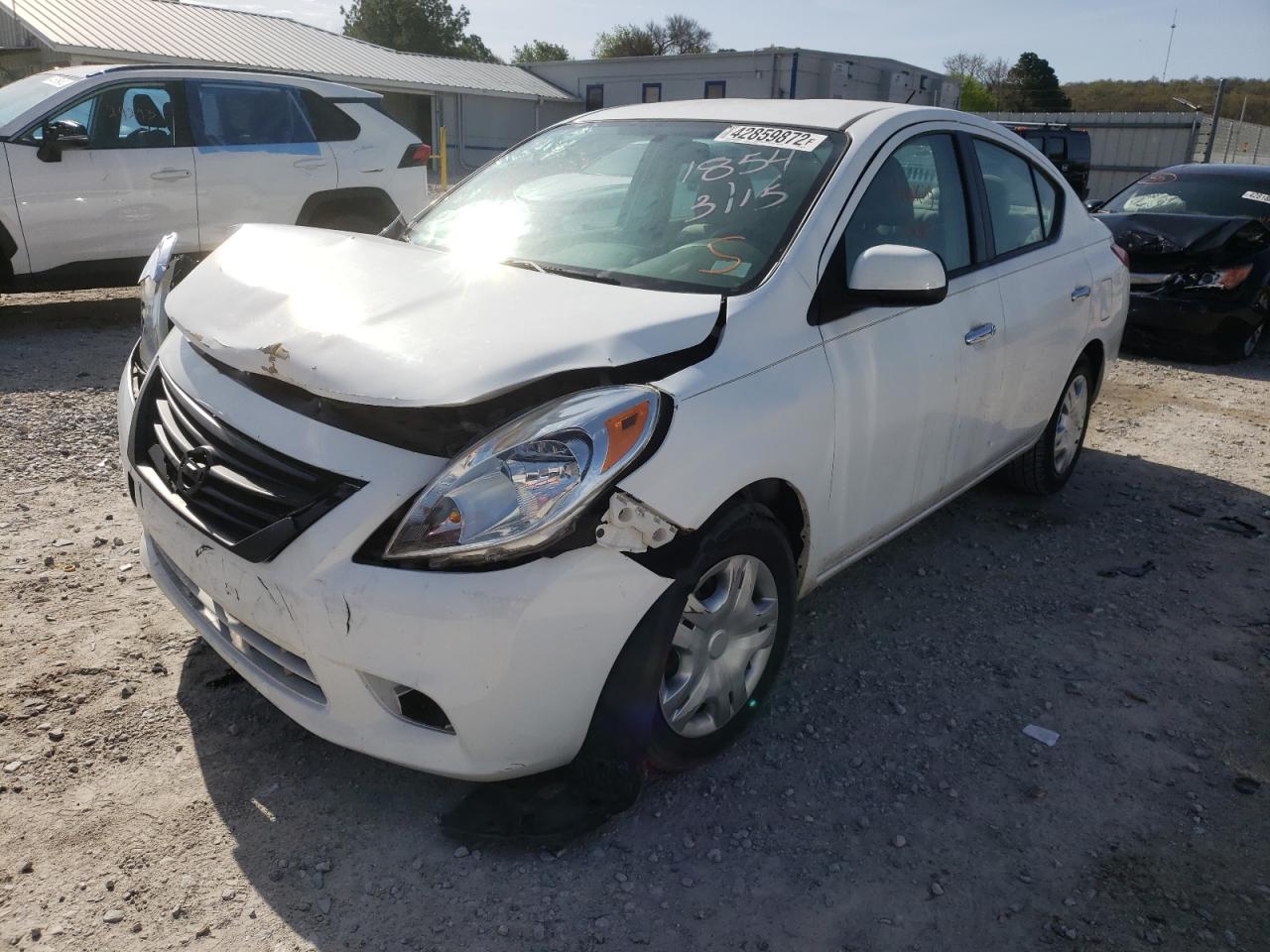 Photo 2 from auction – 2012 NISSAN VERSA S with VIN 3N1CN7AP0CL861854