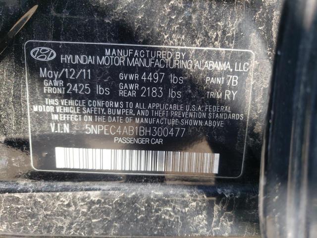 Photo 10 from auction – 2011 HYUNDAI SONATA SE with VIN 5NPEC4AB1BH300477