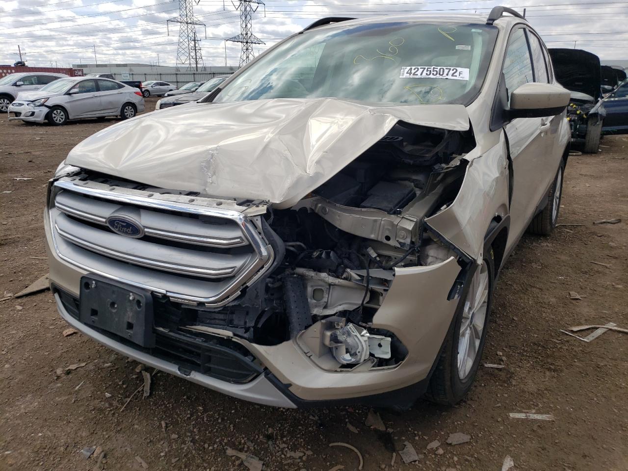 Photo 9 from auction – 2017 FORD ESCAPE SE with VIN 1FMCU0GD4HUB77631