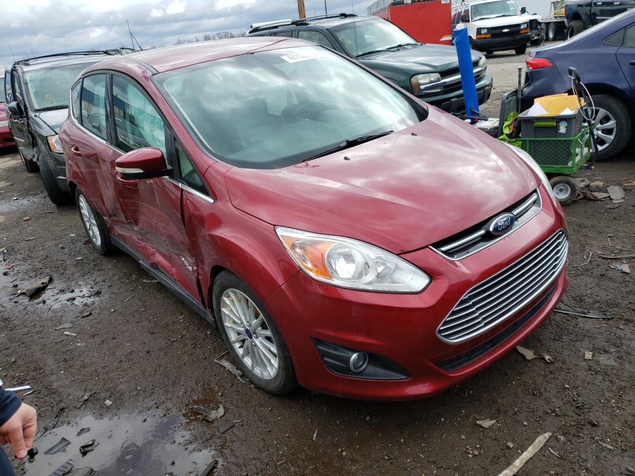 FORD C-MAX SEL 2016 with VIN 1FADP5BU2GL104272 - Photo from auction