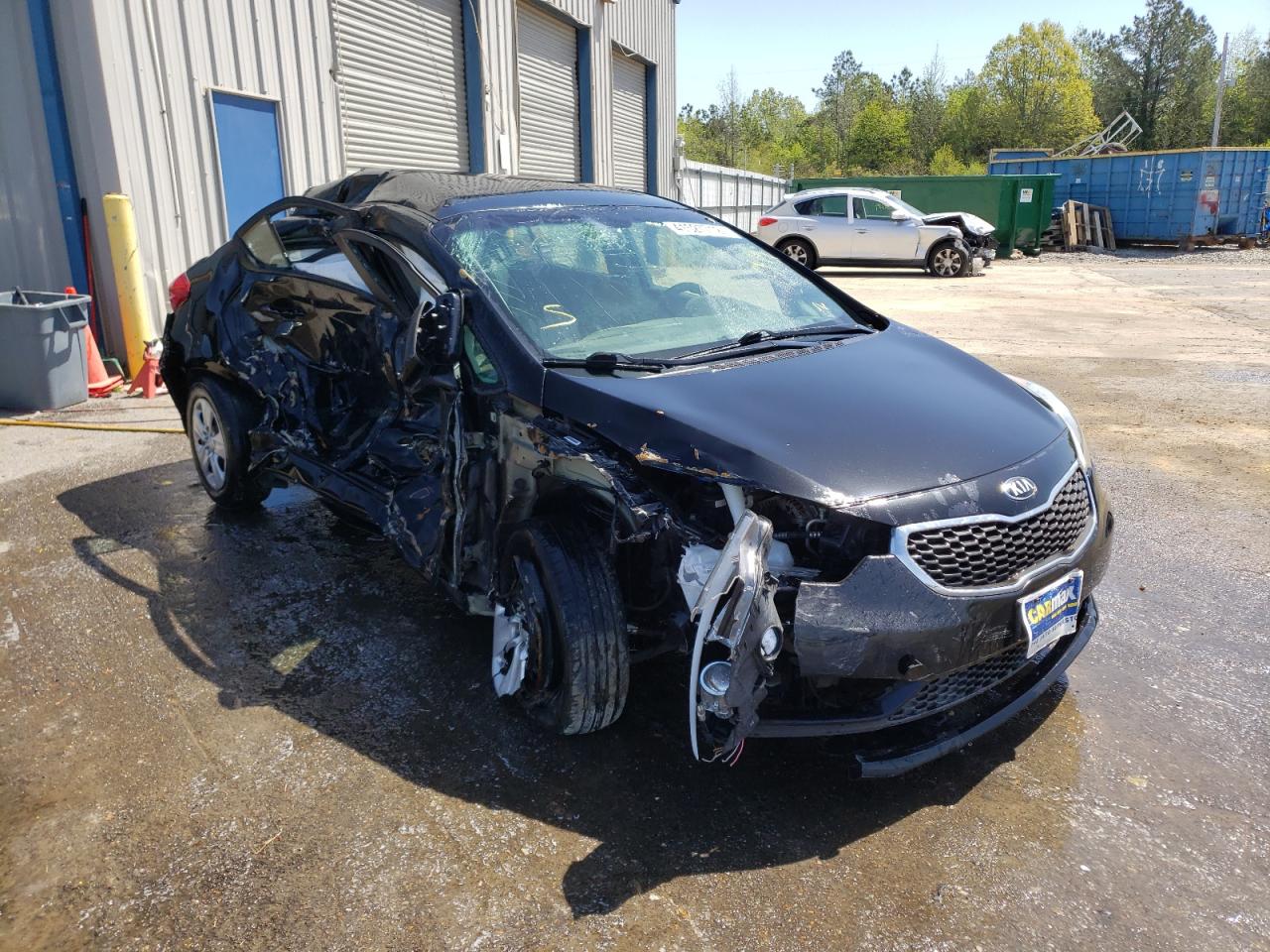 KIA FORTE LX 2014 with VIN KNAFK4A65E5193543 - Photo from auction