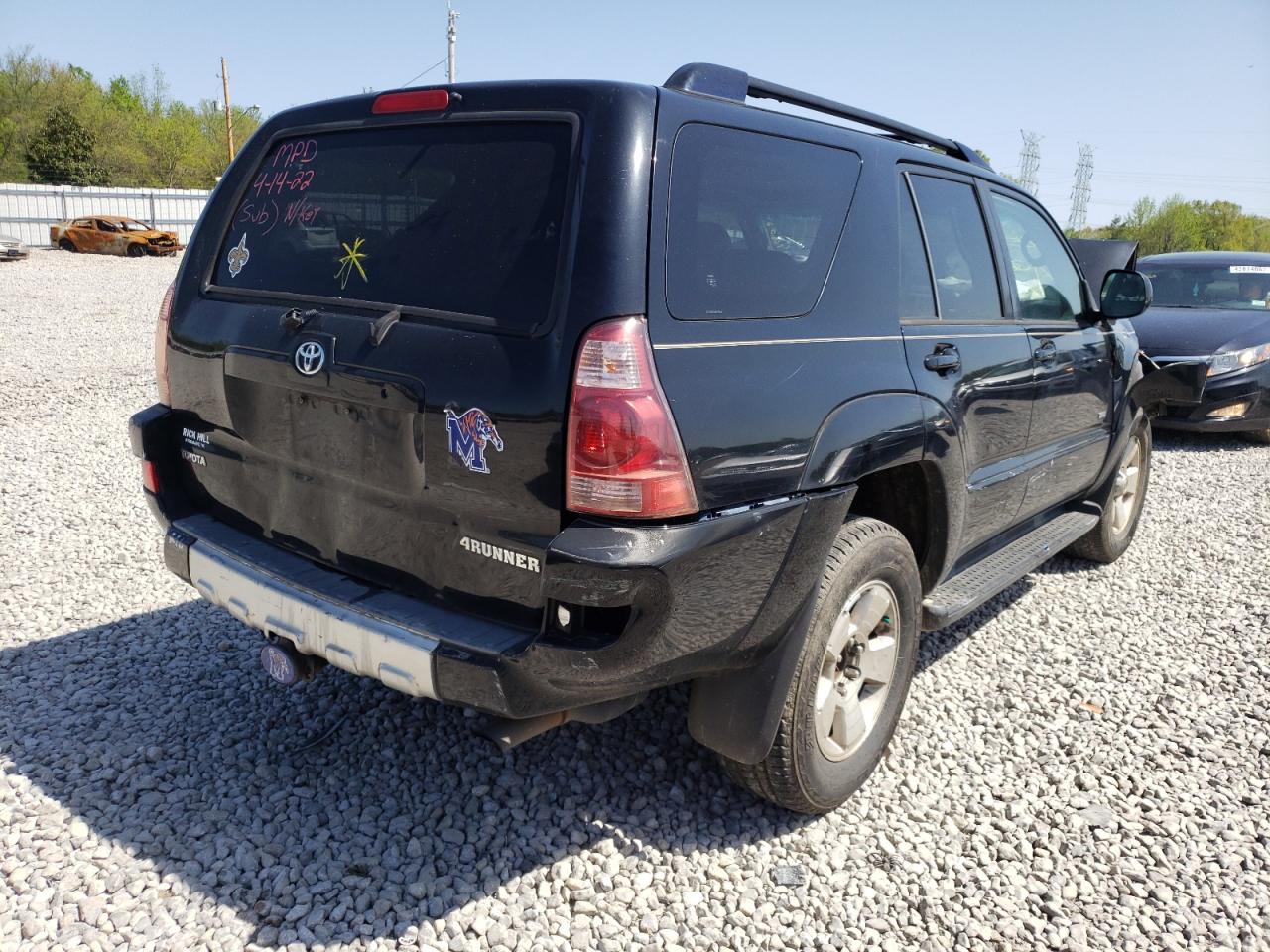 Photo 4 from auction – 2004 TOYOTA 4RUNNER SR with VIN JTEZU14R048015546