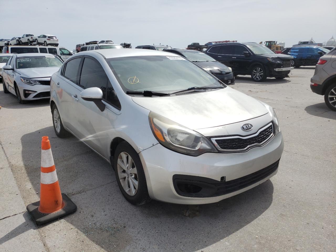 KIA RIO EX 2013 with VIN KNADN4A37D6175705 - Photo from auction