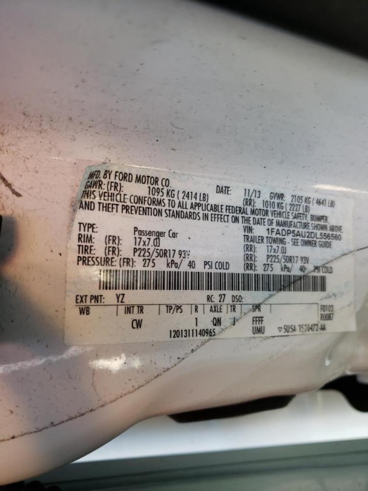 Photo 10 from auction – 2013 FORD C-MAX SE with VIN 1FADP5AU2DL556560