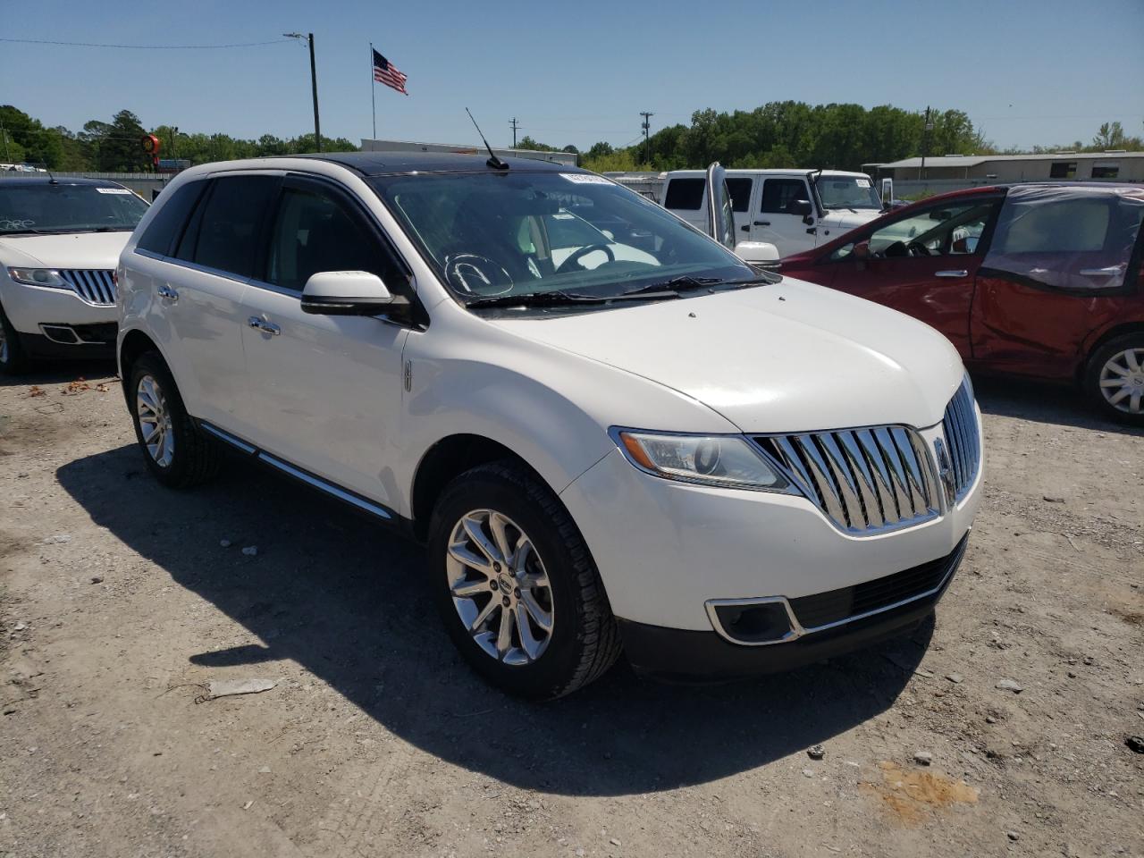 LINCOLN MKX 2014 with VIN 2LMDJ6JK8EBL05849 - Photo from auction